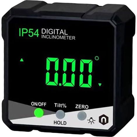 Rapporteur d'angle numérique avec écran LCD Mini Inclinomètre, Outil de mesure d'angle (1/5)