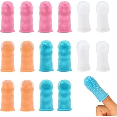Brosse à dents - Non spécifié - 16 Pièces - Silicone Souple - 360° - Soins Dentaires (1/4)