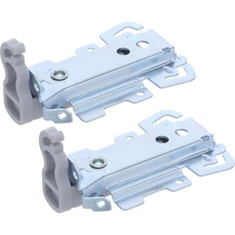 de porte coulissante de placard en acier inoxydable jeu de 2 (1/5)