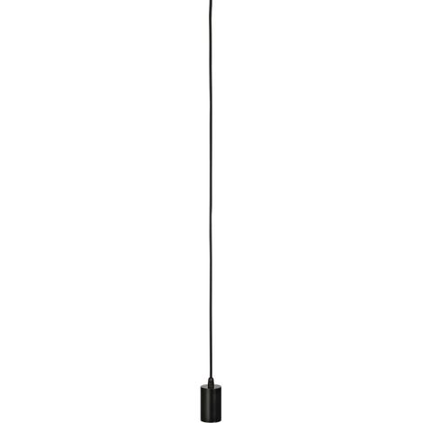 Suspensions FITU Câble de suspension E27 ronde noire max. 60W câble nu de 5m - SLV 132690 (1/5)