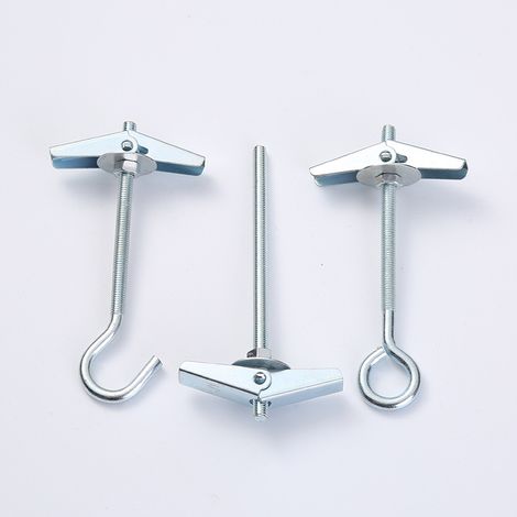 APEX 21 Sets M4 M6 Crochets de Plafond Cheville a Bascule, Crochets À Bascule Crochet de Fixation, Boulon Ailes Crochet Ressorts a Bascule Aile Boulons pour Plafond Plantes Mur Maison (1/5)