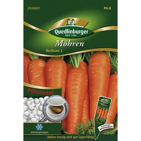 Quedlinburger Möhren Berlicum 2 Pillensaat - Gemüsesamen (1/2)