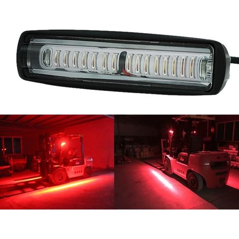 Universelle Warn-LED, rote Rückfahrleuchte / Halogenlampe, 12–80 V, 30 W, für Gabelstapler (elektrisch)
