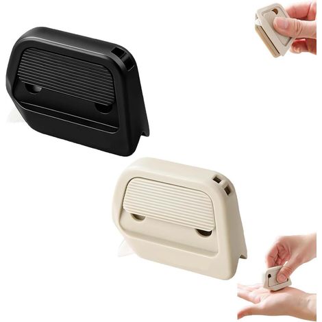2 pièces Box Cutter,Magnetic Retractable Box Cutter - Safety Lock Utility Knife with Built-In Magnet for Easy Storage,Couteau Utilitaire Rétractable (1/5)