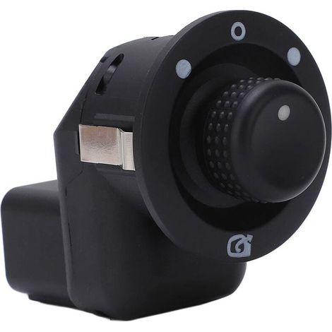 Interrupteur de Rétroviseur électrique, Bouton Retroviseur Clio 4, Bouton de Reglage Retroviseur, Bouton de Commande de Rétroviseur électrique 8200676529 Remplacement pour Clio MK4 2012-O (1/5)