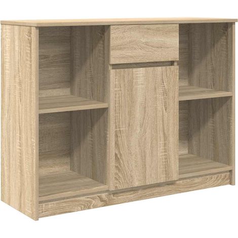 Maison Exclusive - Aparador con cajón roble Sonoma 101x35x76 cm m