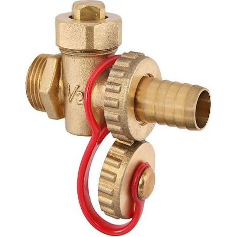 Schlösser Armaturen KUEKEN-VENTIL, SCHLAUFE MIT MS- KAPPE, SV, DN15, 1/2", 4-KT, MS-BLANK