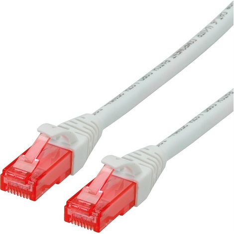 ROLINE Cable de conexión cat.6 UTP, nivel de componente, LSOH, blanco, 2 m