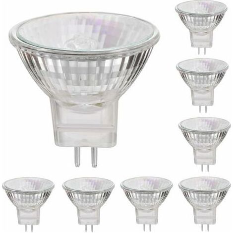 AGE Mr11 12V 35w lampe halogène gu4 base spot 2800k jaune chaud, dimmable halogène projecteur tasse, paquet de 8 (1/5)