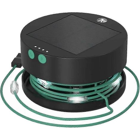 Guirlande lumineuse LED solaire avec chargeur de téléphone - Équipement et accessoires de camping (1/5)