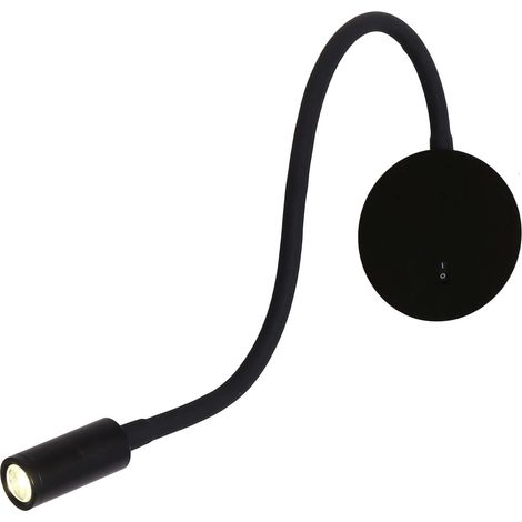 Applique Senise nera LED 3W 3000K con interruttore (1/5)