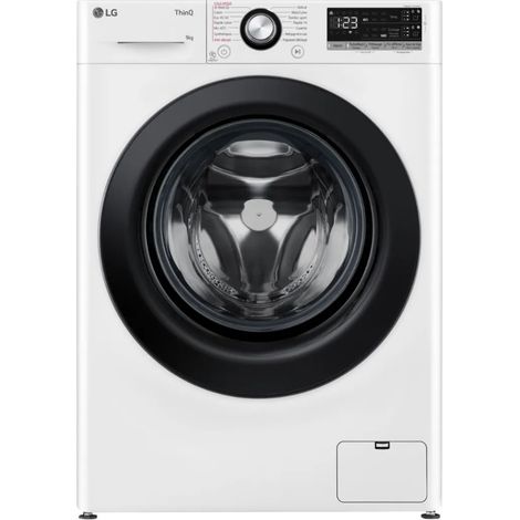 Lave-linge hibot 9kg 1400tours/min - Lg - F94R35WHSA