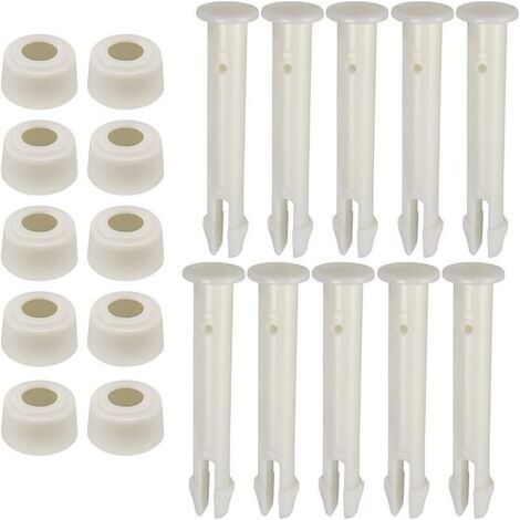 FENOPLASTICA10 Pièces Goupilles en Plastique pour Intex Round Metal Frame Pools Pièces de Rechange pour Joints de Piscine pour Joints de Piscine,Remplacement de pièces de Rechange Joint Pins(6cm/2.36i (1/4)