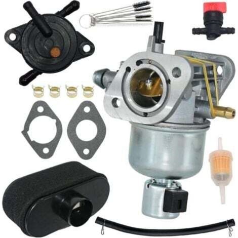 Kompatibel mit Vergaser 15004-0818 mit Luftfilter und Kraftstoffpumpe für Kawasaki-Motoren FS481V, FH580V, FS541V, FR600V, FS600V, 15004-0827, 15004-0822, 15004-7060, 15004-7053