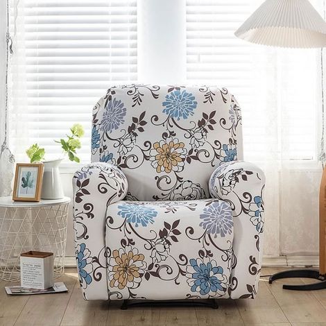 Housse de Fauteuil Relax Extensible 1 Place, Housse de Fauteuil Relax Inclinable Electrique, Protecteur pour Fau HOUSSE DE FAUTEUIL (1/5)