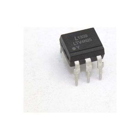 Circuito integrato 4n25l Opto Dip6 Liteon 4n25l