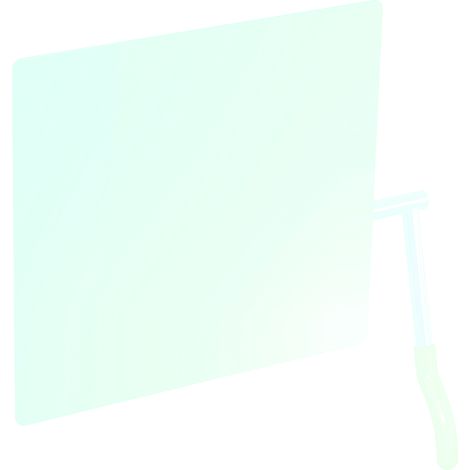 HEWI 802.01.100R 97 Kippspiegel, Hebel rechts,
