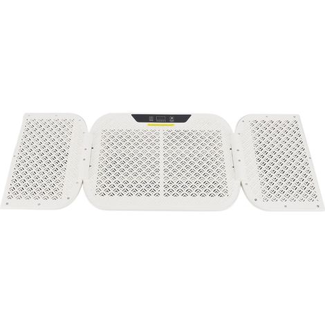 Chauffe-pieds pliable à 4 vitesses en graphène, chauffage rapide, chauffe-jambes électrique sous le bureau, arrêt automatique, prise US 110 V, idéal pour la maison et le bureau. (1/5)