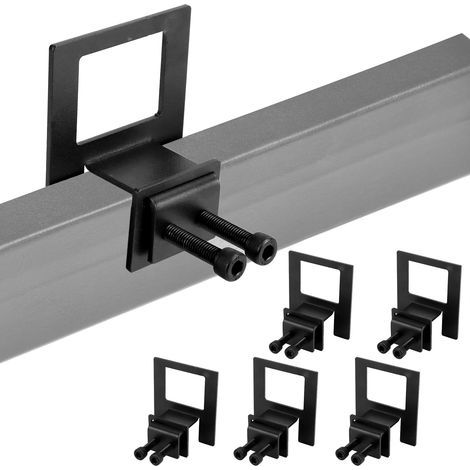 6 Pièces Cale Matelas, Arret Matelas Antidérapants et Réglables, pour Cadres de Métal Lit (1/5)