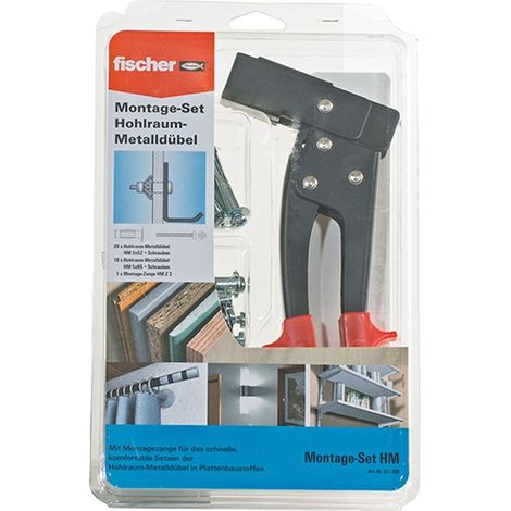 Fischer Montaje  Set  51pzs.  para  fijación  en  cavidades  531389