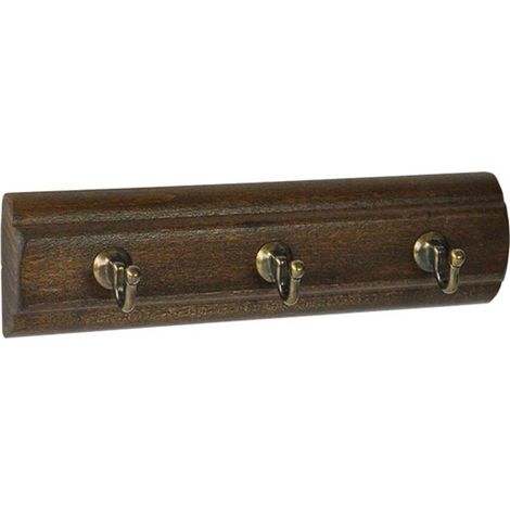 APPENDITUTTO ADESIVO LEGNO NOCE 3 posti - pz. 1