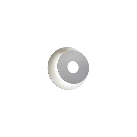 Applique led integree ronde blanche - fischer honsel - hennes