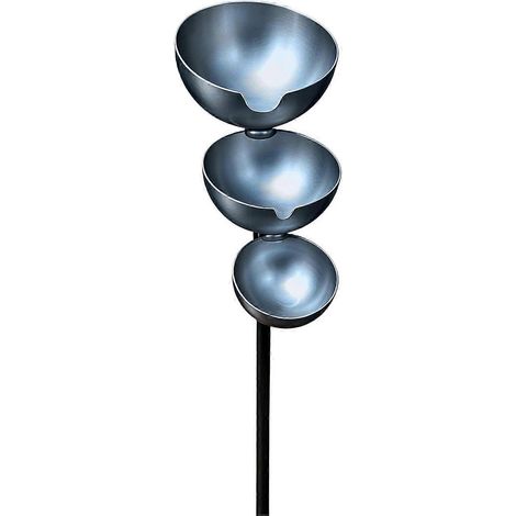 Station d'arrosage pour abeilles et bain d'oiseaux sur pied, support 3 niveaux pour abreuvoir, terrasse patio pelouse extérieur (1/5)