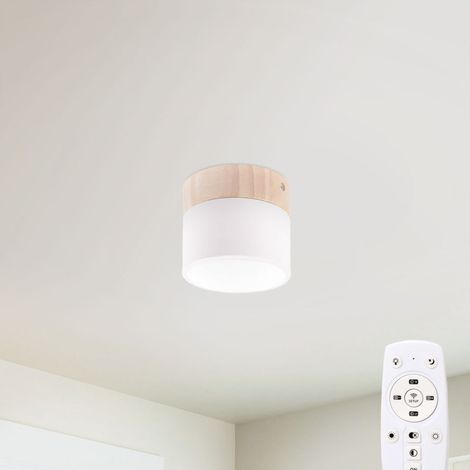 Plafoniera LED 9W 852Lm Telecomando (Intensità-CCT) 10.000H [HO-CCT-DL9W]