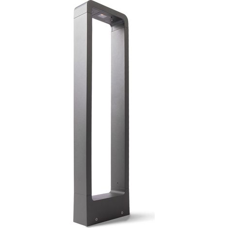 Paco Home Lámpara Exterior  Decoración Jardín Camino Caseta Bolardo Jardín IP54 Tipo 1 - LED, 65cm