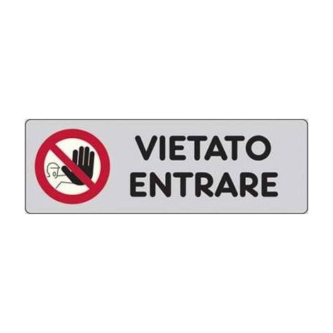 ETICHETTE VIETATO ENTRARE -CA15X5-10