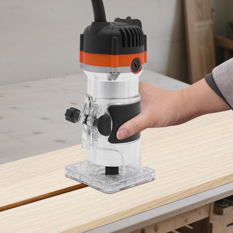 Elektrische Oberfräse Einhandfräse Trimmer Holz Router Handfräse Fräsmaschine DE