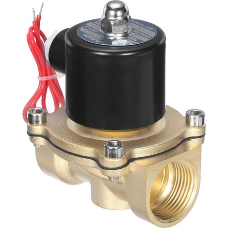 Electrovanne Électrique en Laiton 1" Npt 220V Ac pour Eau Gaz (1/5)