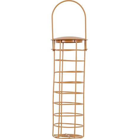 Distributeur à boules de graisse orange, ø 9 x 32 cm pour oiseaux. - animallparadise (1/2)