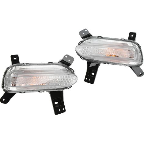 Tagfahrlicht vorne links/rechts mit Rahmen, Ersatz-Nebelscheinwerferoptik für Kia K3 Forte Cerato 2019 2020, kompatibles Paar (1/5)