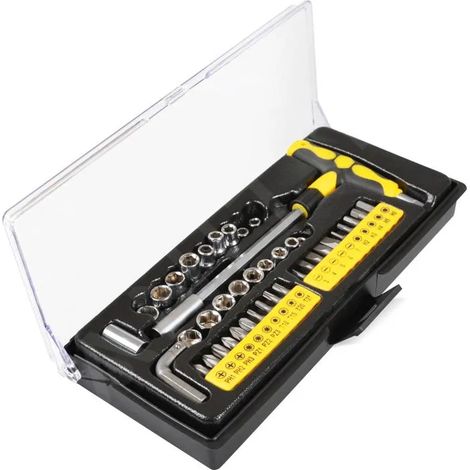 Set de destornilladores Fieldmann fds 1009-41r mango en T CR-V