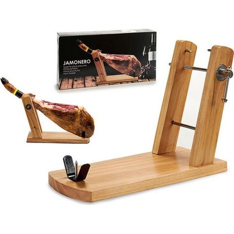 Jamonero madera lacada 18x44x33cm 55086 ar kinvara