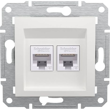 Schneider Electric Presa dati RJ45 Asfora Bianco (RAL 9003) EPH4870121D 1 pz. (1/5)
