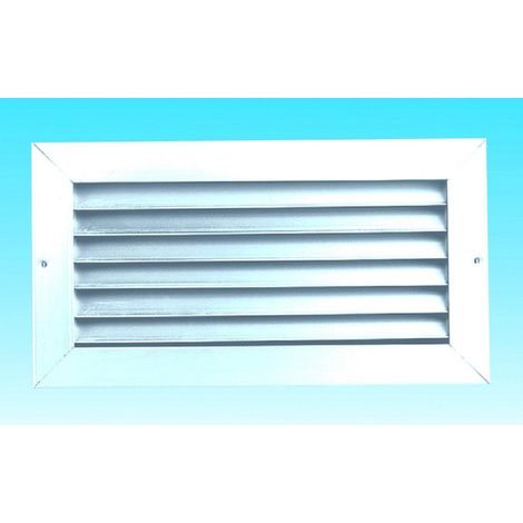 grille de transfert - anti vue - 400 x 200 - aluminium - unelvent 852050