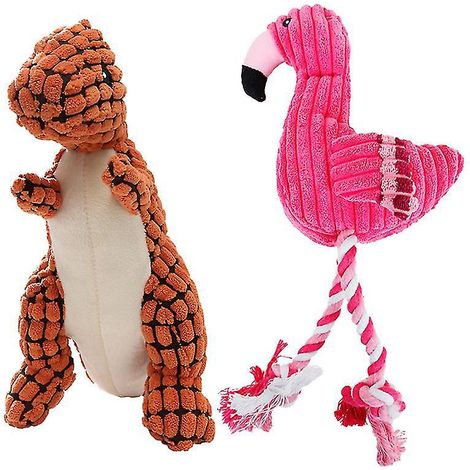 Lot de 2 peluches pour animaux de compagnie (1/3)