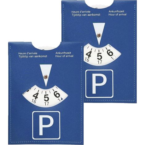 PU Car Parking Disc, 2 x Manual Time Stamp, 11 x 15 cm (1/5)