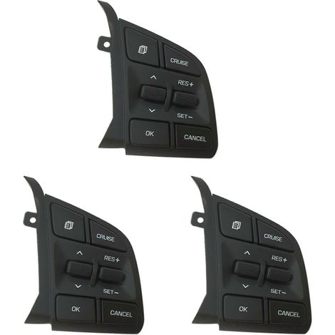 Commande de régulateur de vitesse au volant (3 pièces) - Compatible avec Hyundai Tucson 2016-2018 (96720-D32004X) (1/5)