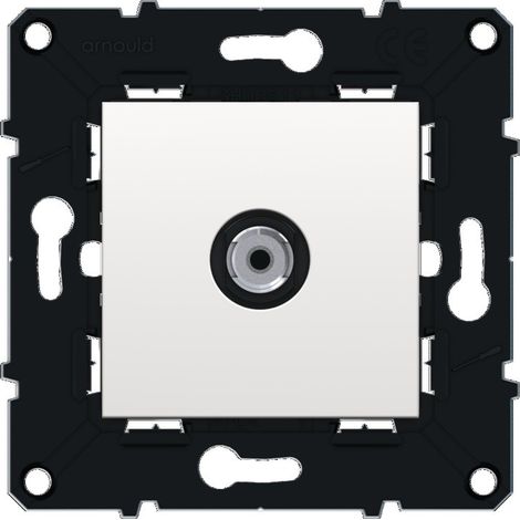 prise télévision sortie f - arnould espace evolution - blanc