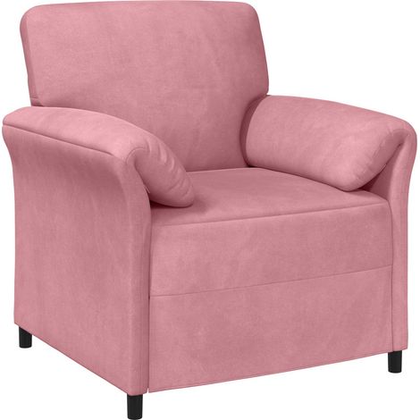 Canapé 1 place Rose 88 x 83 x 95 cm Velours vidaXL (1/5)