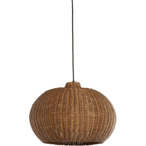 Light & Living - suspension - Melzor - marron - rotin - Ø 45cm - (1/3)