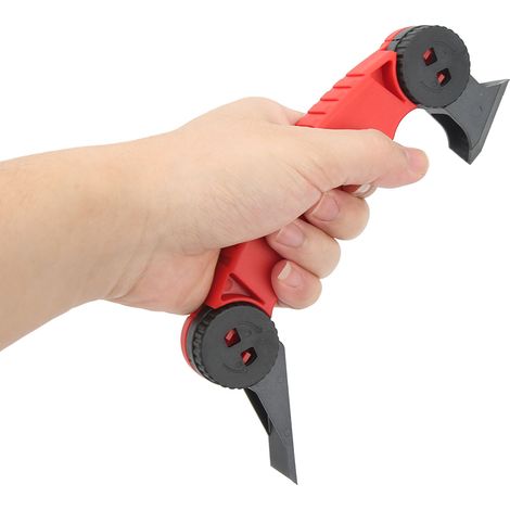 Ensemble de 5 outils pour gratter le mastic d'étanchéité de portes et fenêtres : grattoir à mastic pour vitres + couteau à mastic (1/5)