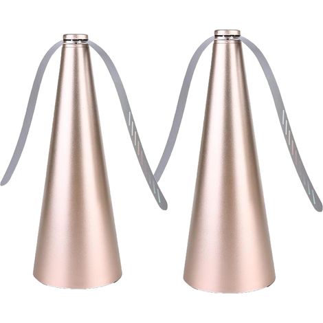 Mosquito Repellent Fan, 2pc Insect Repellent Blades, Mosquito Repellent Fan to Keep Flies and Insects Away from Food, for Home Dinner, Picnic and Barbecue (gold) (1/5)