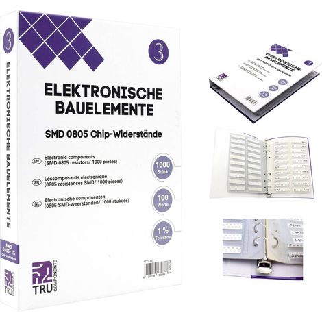 TRU COMPONENTS TC-6869428 TC-6869428 Raccoglitore SMD 0805 0.125 W 1 % 1000 Parti (1/3)