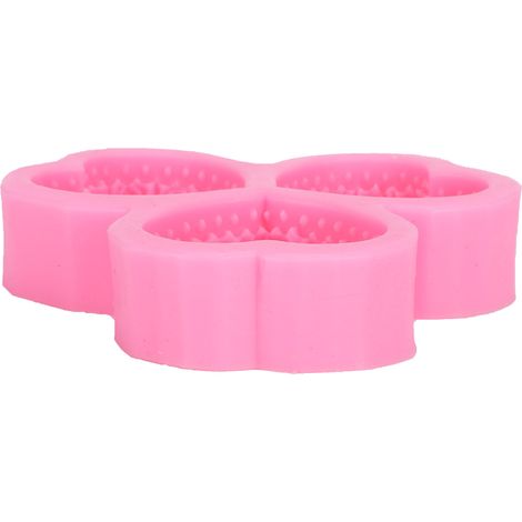 Moule en Silicone 3 Cœurs pour Fabrication de Chocolat, Savon et Cire DIY (1/5)