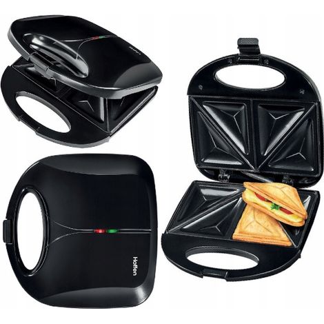Tostapane per panini 750W Nero Hoffen