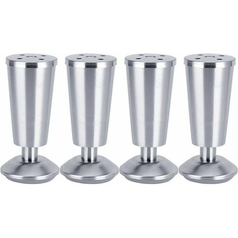 Pièces épaissie pieds de meubles en acier inoxydable forme de tasse réglable armoires pieds canapé pieds meubles (1/5)